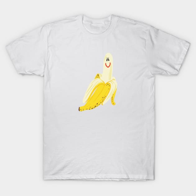 A Peeling Banana T-Shirt by AdamRegester